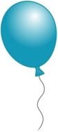 Blue Balloons drawing