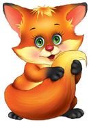 clipart of the cute fox