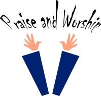 Clip art of the praise and worship