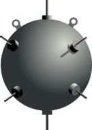 clipart of the underwater bomb