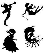 Fairy Silhouettes Silhouette Pinterest