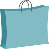 Shopping Bag Borders Http wwwclkercom clipart Blue clipart