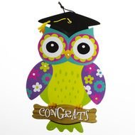 Colorful Graduation Owl Clipart