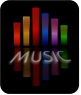 colorful music equalizer
