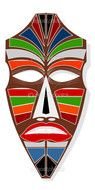 Clip art of How To Make African Paper mask