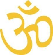 Om Yoga Symbol drawing