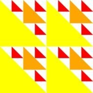 variety of triangles as a graphic illustration