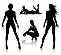 Female Body Outline Fashion