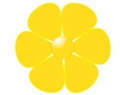 Clip Art Yellow Hawaiian Flowers Animated Free