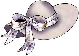 clipart of the purple hat
