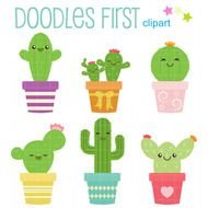 Clipart of the cactuses