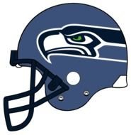 Seahawks helmet with an eagle head