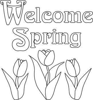 Spring Coloring Pages 02