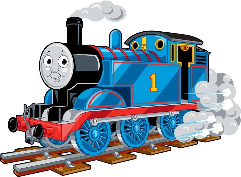 Clip art of Thomas the Train free image download