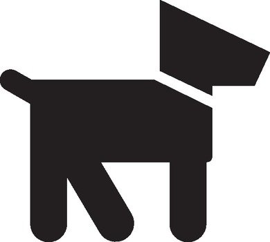 Dog Silhouette At Clkercom Vector Online Royalty