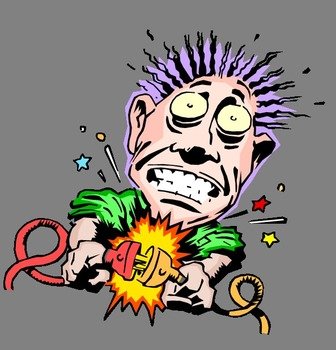 Clip Art Electrical Shock