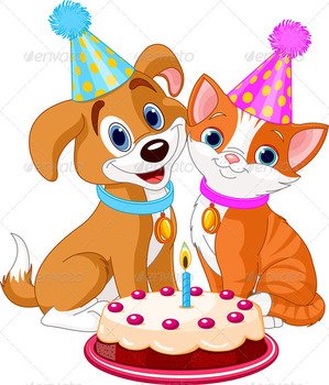 Happy Birthday Dog And Cat Images Celebrating