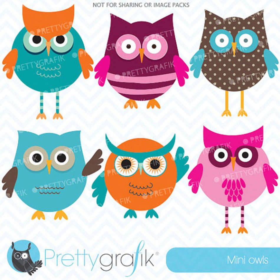 Owl For Scrapbooking Commercial From Prettygrafik Design