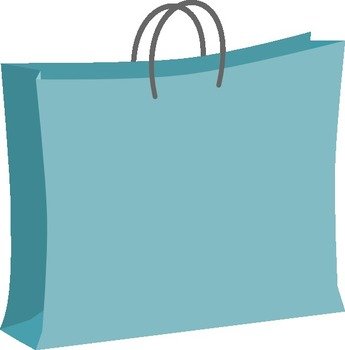 Shopping Bag Borders Http wwwclkercom clipart Blue clipart