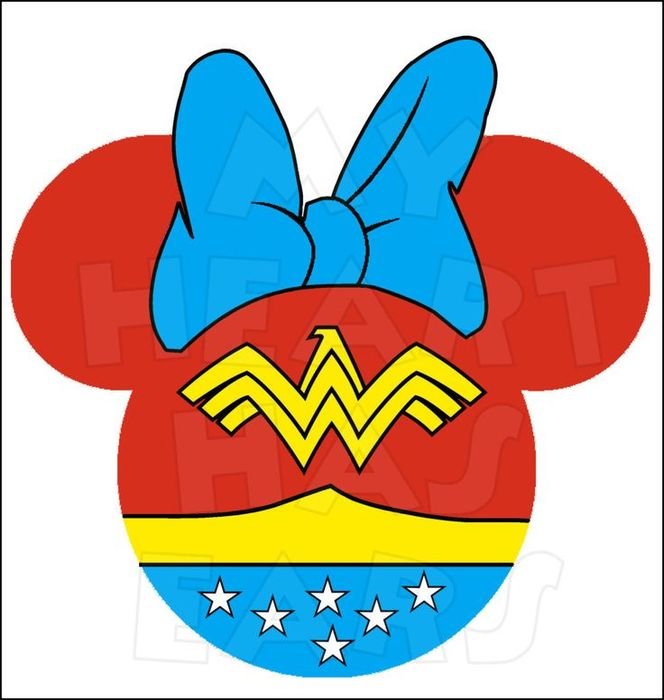 As Wonder Woman Instant Download Digital My Heart Has Ears