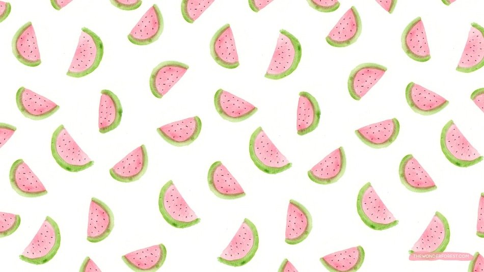 Cartoon colorful watermelons clipart