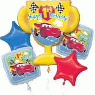 Birthday Balloon Bouquet Tile Flooring Idea