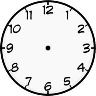 Purzen Clock Face At Clkercom Vector Online N2