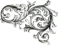 Filigree Pendants Diamond drawing