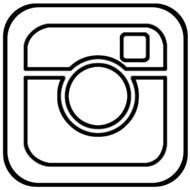 black and white Instagram logo