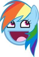 Cartoon pony face clipart