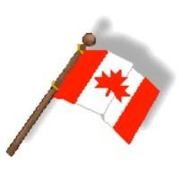 Clipart of Canada Flag
