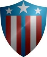 Clipart of Captain America shield