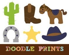 prints for cowboy