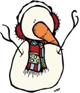 Snowman Today drawing