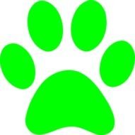 Blues Clues Green Paw At Clkercom Vector Online