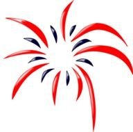 Cartoon Fireworks Car Tuning clipart