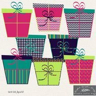 Gift Box Digital Presents Ribbon Gifts Instant