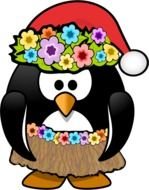 Christmas In July Penguin By Kamc This Hula Ready Is Wearing