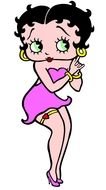 isolated Betty Boop