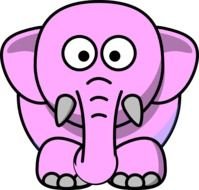 Cartoon Elephant At Clkercom Vector Online N3