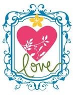rustic romantic frame