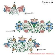 Borders Letters Decorative Elements Illustration And Vector