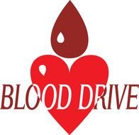 clipart of the blood drive symbol