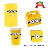 Despicable Me Minion Eye Goggles For Party Favors Balloons Treat Bag clipart