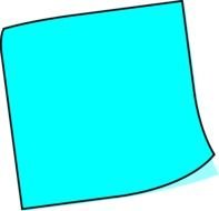 Blue Sticky Note At Clkercom Vector Online N2
