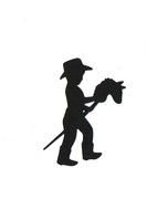 Cowboy Child Silhouette drawing