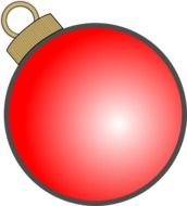 Christmas Ball Ornament At Clkercom Vector Online