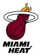 Illustration of the Miami heat logo