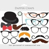 Moustache Mustache Eyeglass Glasses Mous clipart