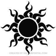 Tribal Sun Free Vector Download At Vectorportal